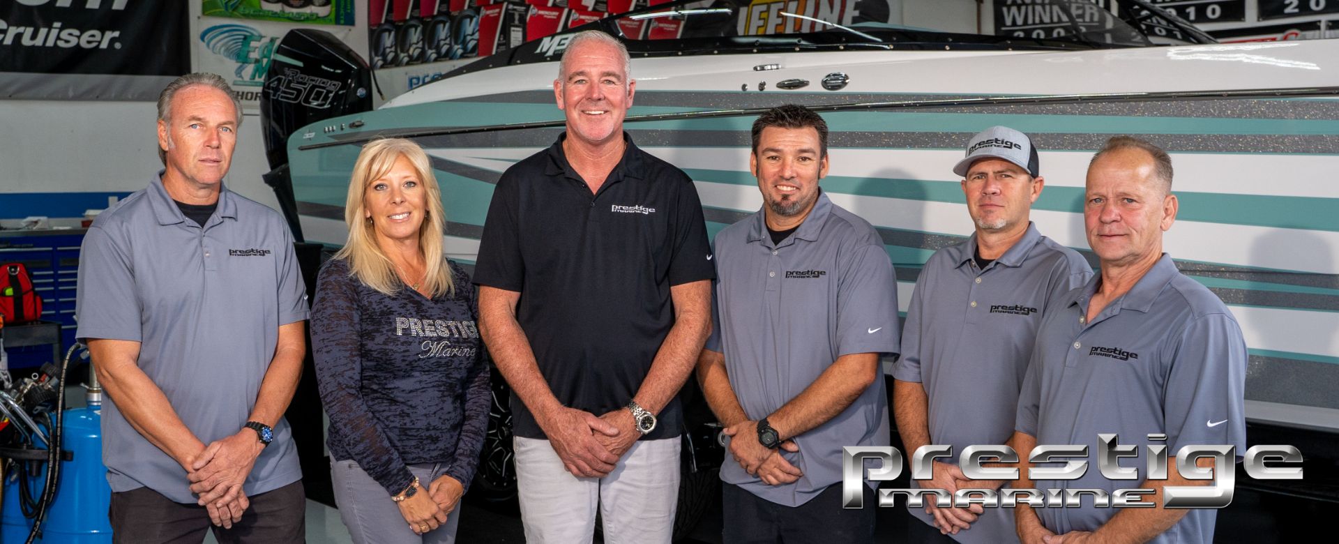 The team at Prestige Marine